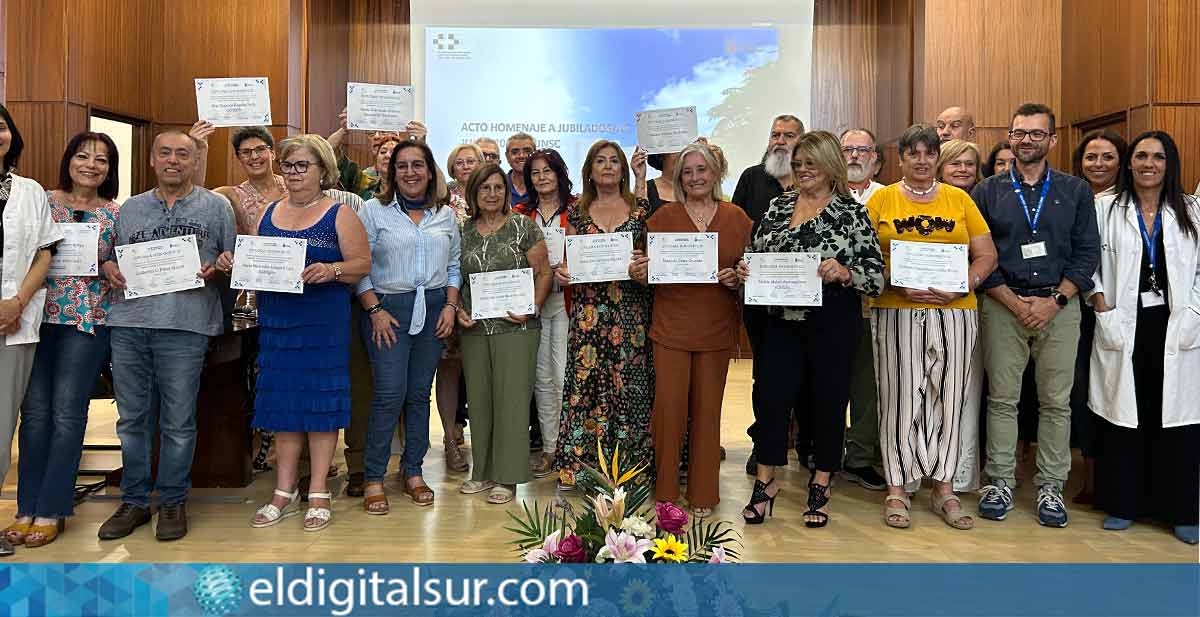 Acto de homenaje a jubilados del Hospital La Candelaria