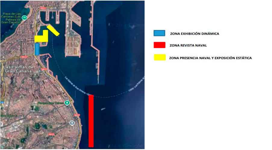 Revista Naval prevista en Las Palmas el 6 de junio