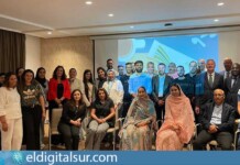 Representantes de Binter y agencias de viaje en el encuentro profesional celebrado en Agadir