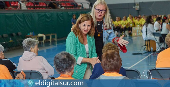 Águeda Fumero, consejera de Acción Social del Cabildo de Tenerife, durante la clausura de las NeuroOlimpiadas 2025