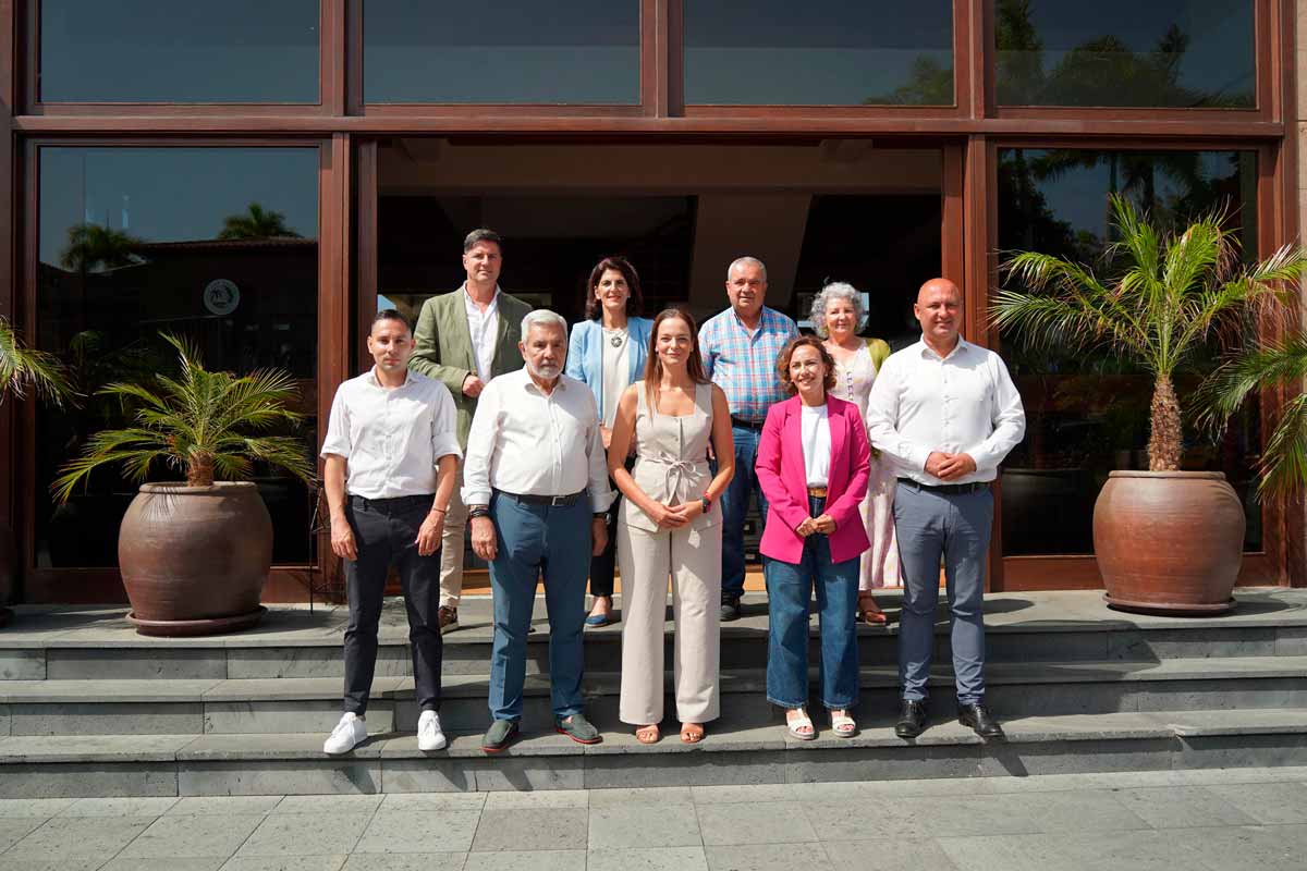Reunión de los alcaldes de la comarca sur de Tenerife en Arona para tratar el desarrollo del Hospital del Sur y otras infraestructuras