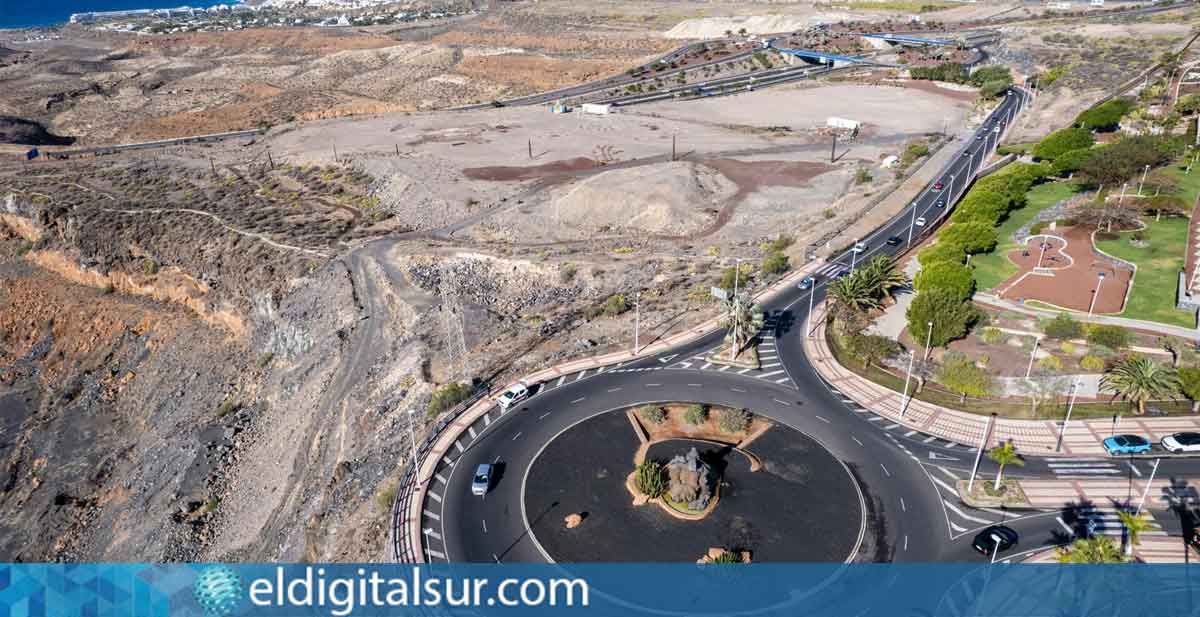 Terrenos donde se desarrollará el bosque termófilo, Adeje, Tenerife sur / EDS