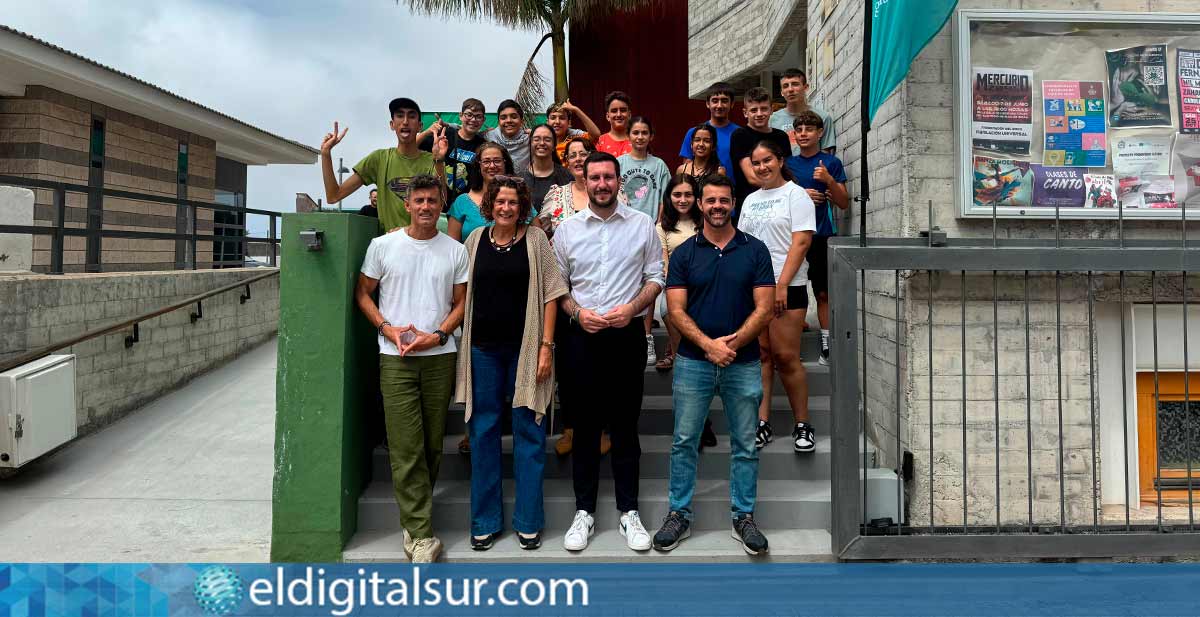 Guía de Isora mejora el equipamiento de la Casa de la Juventud municipal