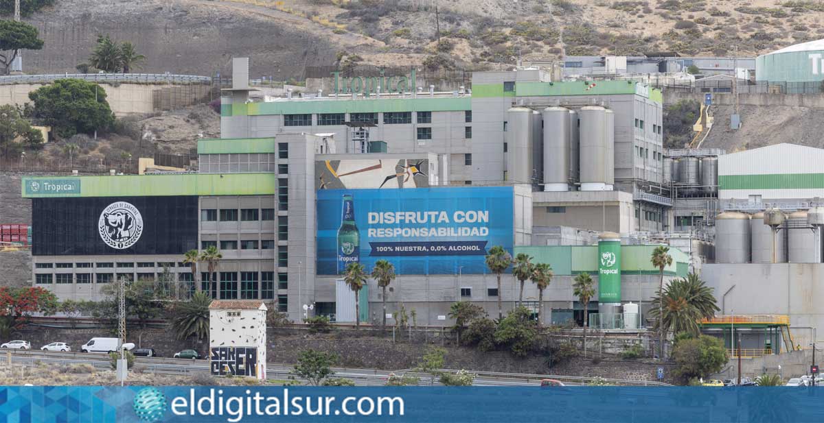 Vista exterior de las instalaciones Compañía Cervecera