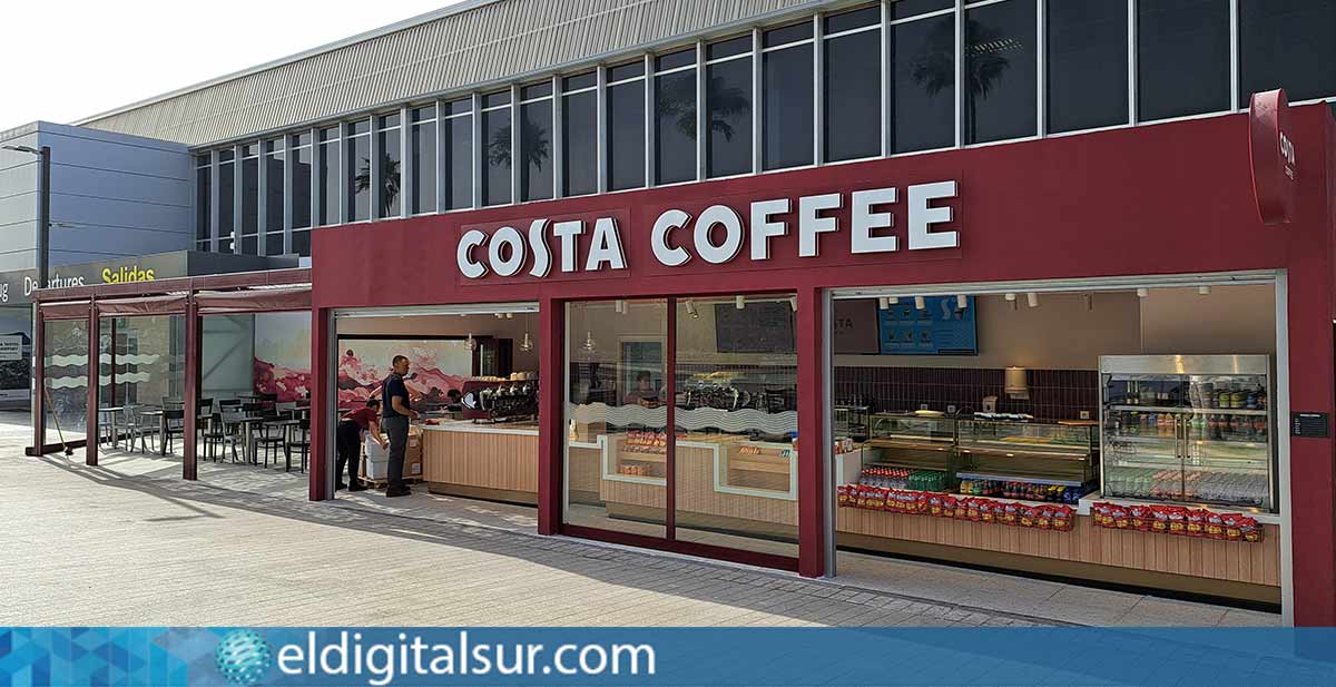 Nuevo Costa Coffee en la terraza del Aeropuerto de Tenerife Sur