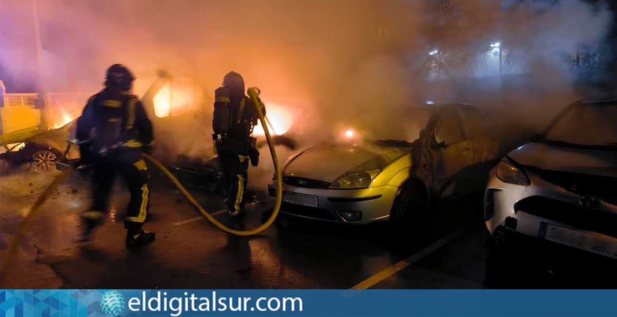 Incendio de un vehículo en Arona