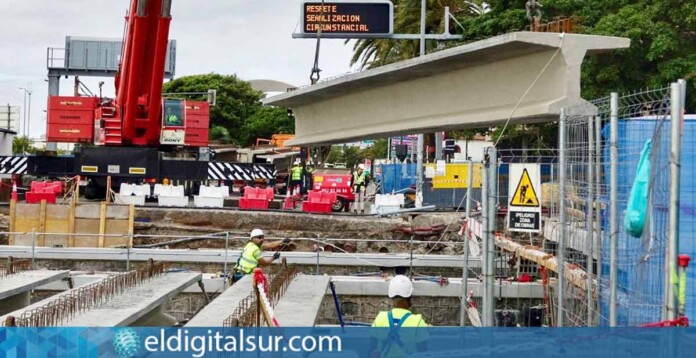 Obras en Avenida Marítima de Santa Cruz de Tenerife