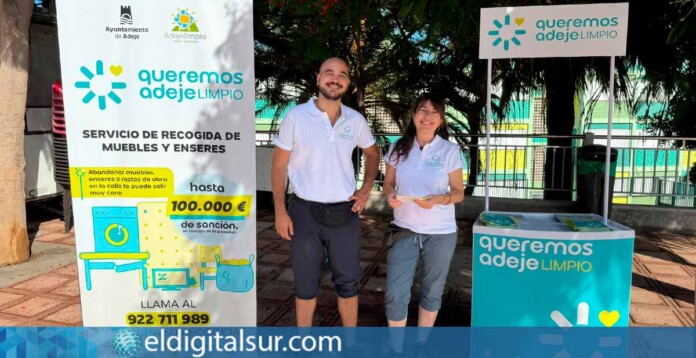 Punto informativo itinerante de la campaña “Queremos Adeje”