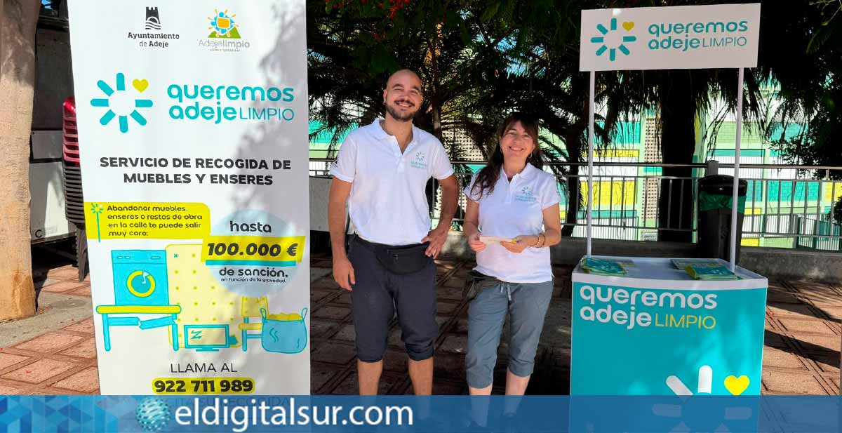 Punto informativo itinerante de la campaña “Queremos Adeje”
