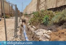 Instalación de los primeros metros de tubería en El Fraile