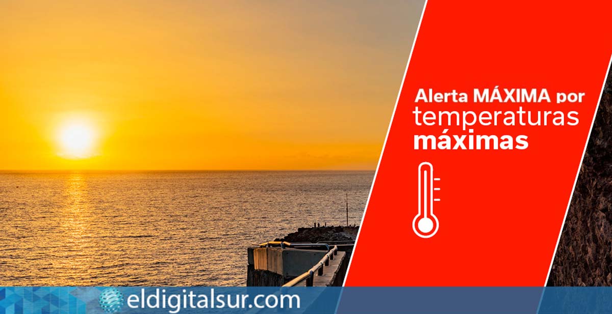 Alerta Máxima altas temperaturas en Canarias