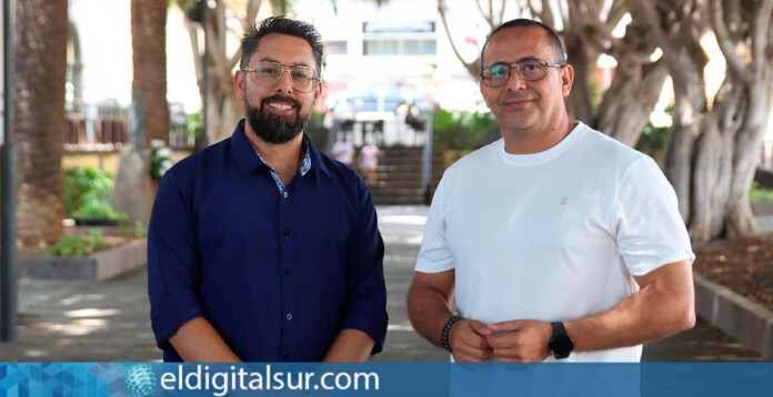 José Sanabria (Vox) y Marcos Antonio Rodríguez (PP) de Granadilla de Abona