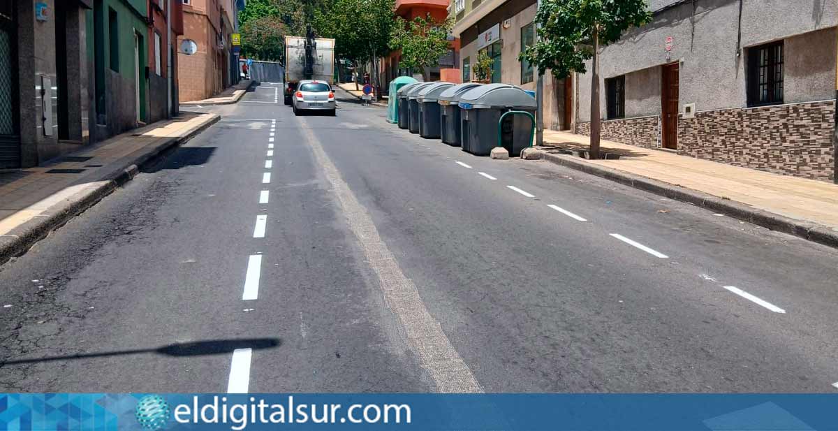 Obras finalizadas en calle Benahoare aumentan plazas de aparcamiento en La Salud