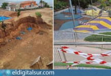 Imágenes del estado de abandono del Parque de El Pinar