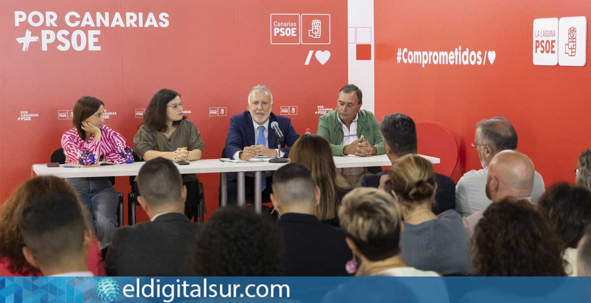 Rueda de prensa del PSOE de Canarias