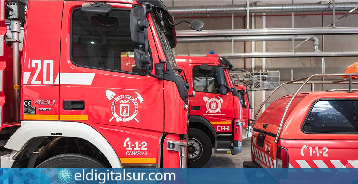 Vehículos del Consorcio de Bomberos de Tenerife