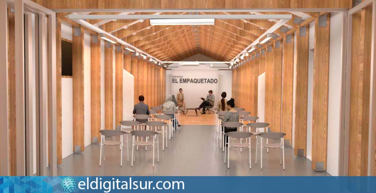 El histórico salón de empaquetado se transformará en espacio cultural, diseño de Oliver Polegre Martín