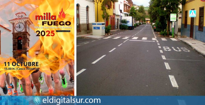 San Juan de la Rambla se prepara para celebrar la 9ª edición de la Milla del Fuego