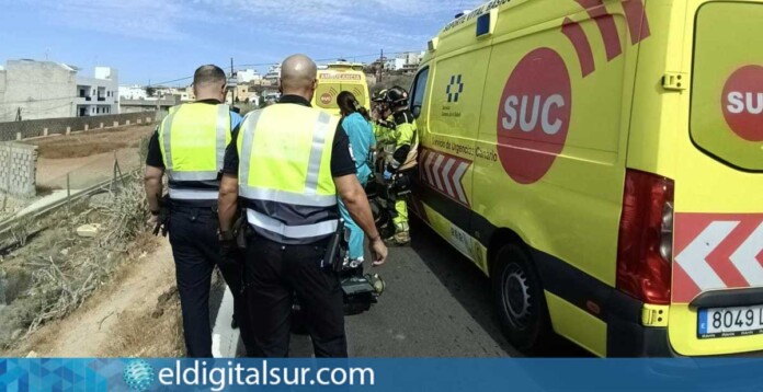 Accidente de tráfico en la TF-28