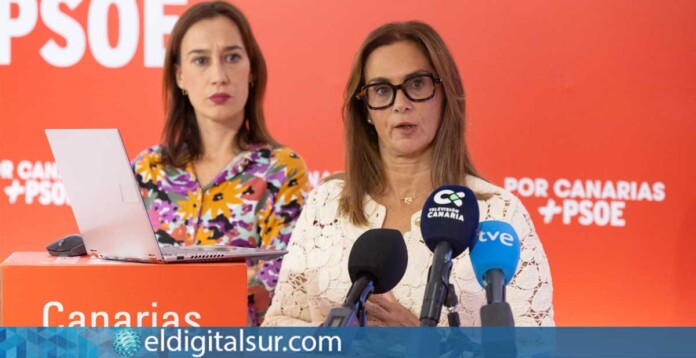 De izq a der: Nira Fierro y Marta Arocha (PSOE) / EDS