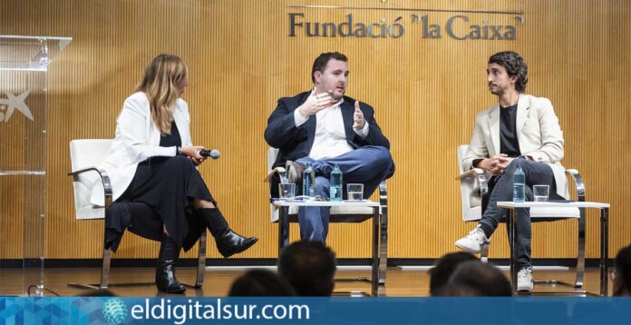 Ricard Garriga y Albert Borràs durante la jornada 'Hipotecas y Vivienda'