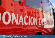 Unidad móvil de donación de sangre