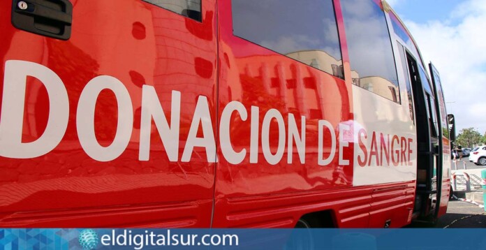 Unidad móvil de donación de sangre