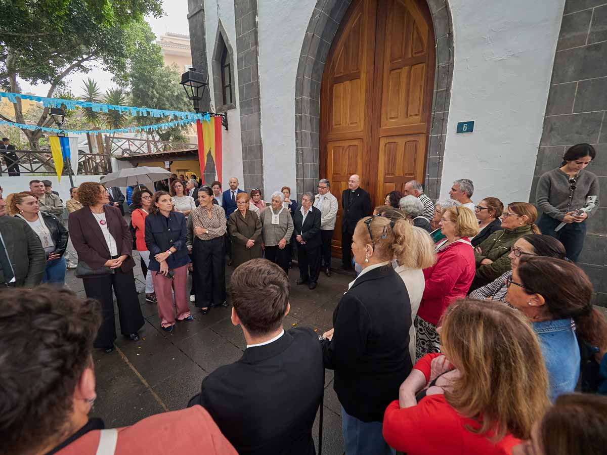 La iglesia de Chirche, en Guía de Isora, tras los trabajos de rehabilitación