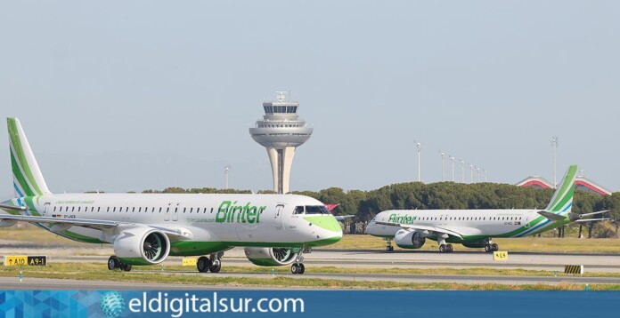 Aviones Embraer E195-E2 de Binter