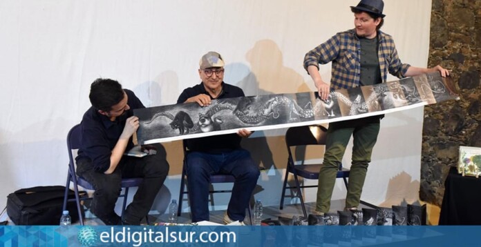 Ernesto Rodríguez Abad participando en el Festival Internacional del Cuento de Los Silos