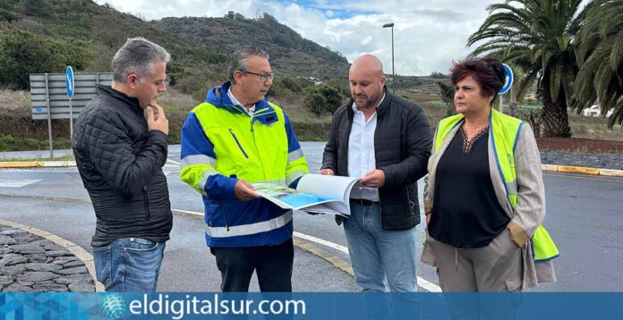 El Cabildo de Tenerife concluye la mejora paisajística en la TF-13, en un tramo clave de entrada a Tegueste