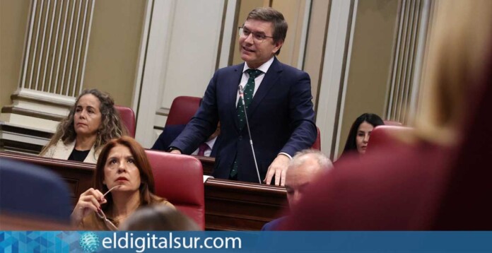 Nicasio Galván, portavoz del grupo parlamentario VOX en el Parlamento de Canarias.