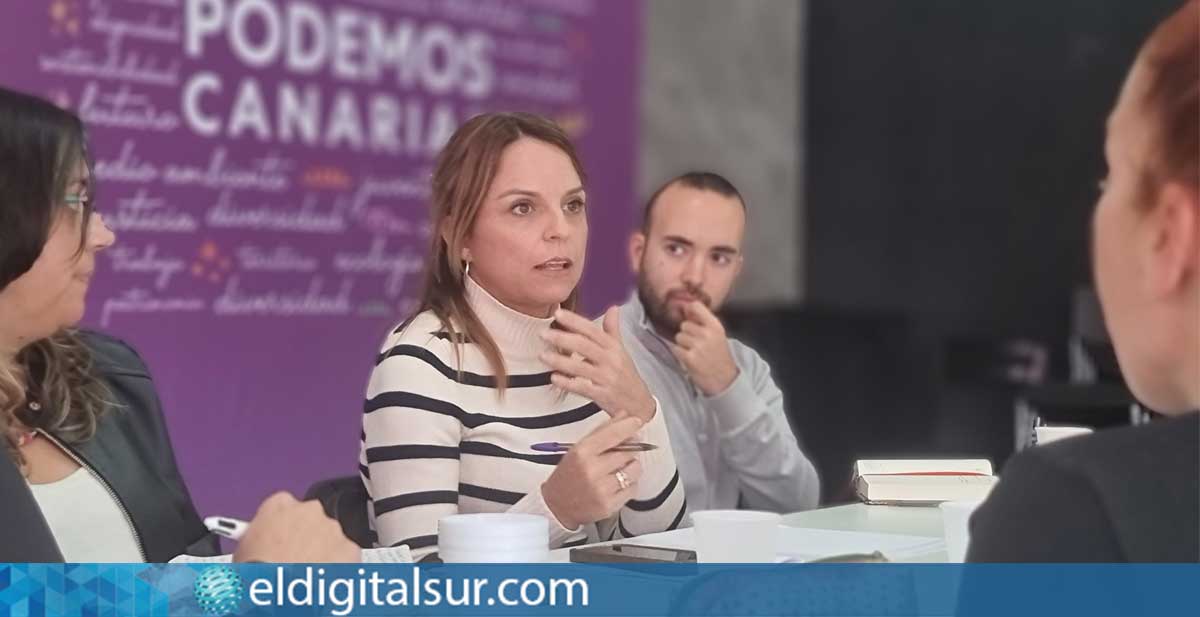 Noemí Santana, portavoz de Podemos Canarias