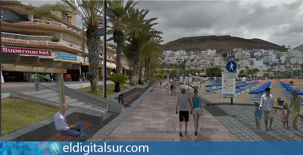 Infografía: Plan de remodelación integral del paseo de Las Vistas en Los Cristianos