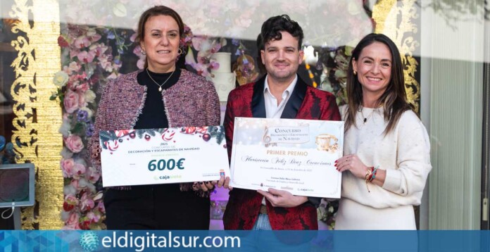 Floristería Félix Díaz gana el primer premio del concurso navideño de Granadilla de Abona