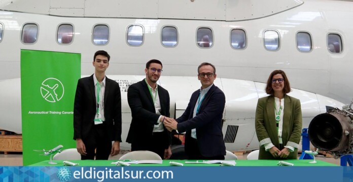 Firma del acuerdo que da inicio a Binter Virtual