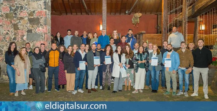 Entrega de diplomas en la Casa del Vino de El Sauzal