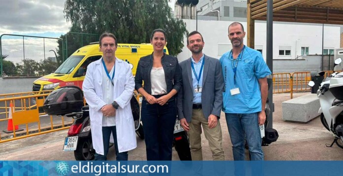 Inicio de obras de la nueva parada de taxis junto a Urgencias del Hospital de La Candelaria