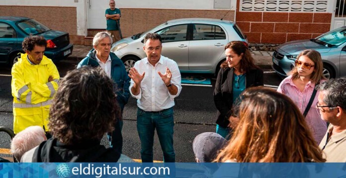 Santa Cruz de Tenerife prosigue con las obras de mejora de la red de saneamiento en la calle Guía de Isora