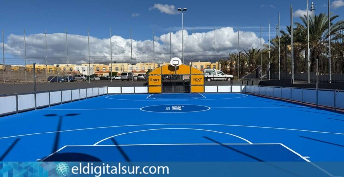 Nueva pista multideporte en Las Rosas