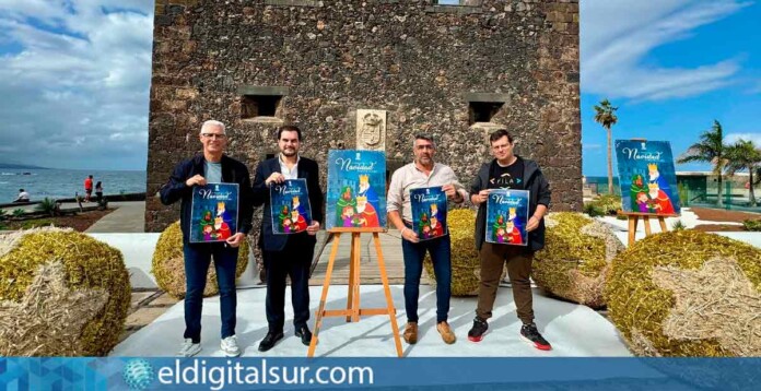 El alcalde Leopoldo Afonso y el equipo municipal presentan la programación navideña 2025–2026 en Puerto de la Cruz