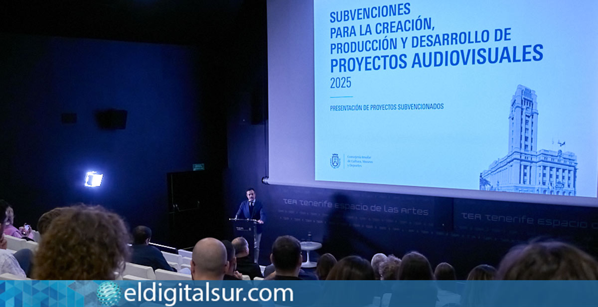 Subvenciones-Audiovisuales-Tenerife-171225 Presentación de los 27 proyectos audiovisuales apoyados con 800.000 € por el Cabildo de Tenerife en el TEA