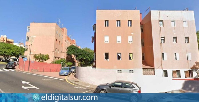 Bloques de viviendas en el barrio de La Salud, en Santa Cruz de Tenerife