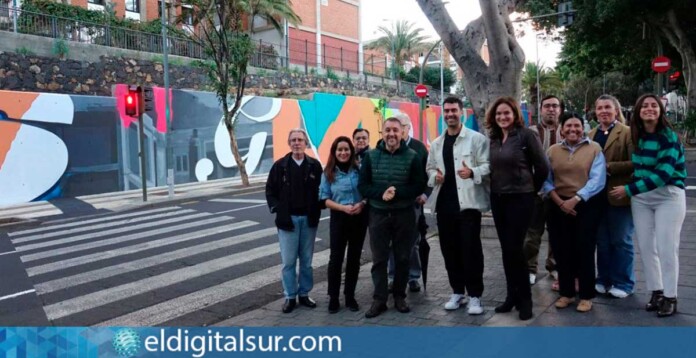 Presentación del mural colaborativo en Los Gladiolos
