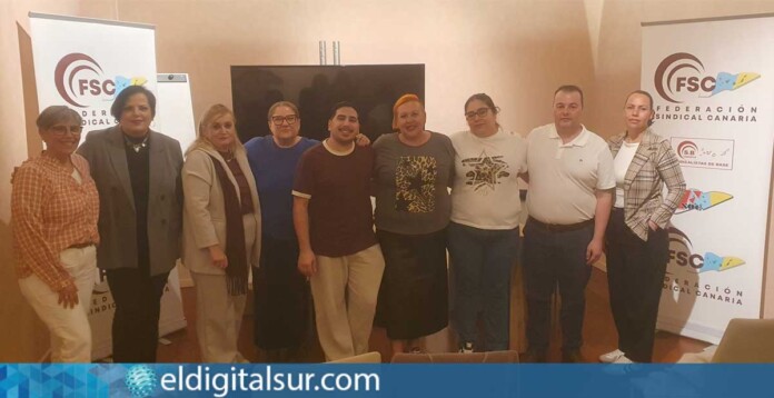 La nueva Ejecutiva de la Sección Sindical de SBC en Dinosol Supermercados Canarias
