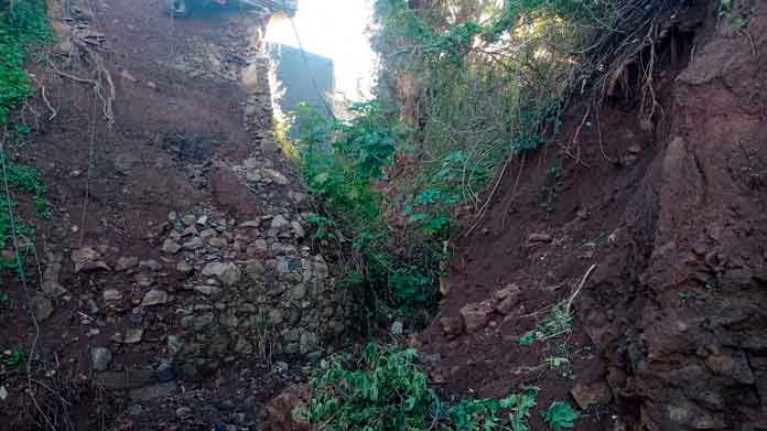 El puente de la calle Teobaldo Power en Tacoronte