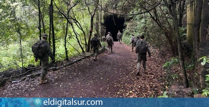 Efectivos del Grupo Táctico Canarias durante patrullas de vigilancia en La Palma como parte de las Operaciones Permanentes de las Fuerzas Armadas