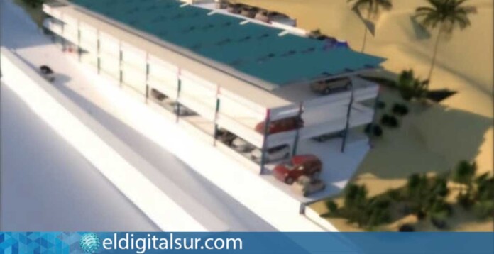 Distribución y características del nuevo parking modular de El Médano, con 160 plazas y sistema prefabricado totalmente desmontable