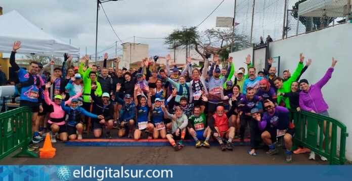 Corredores de la IX Carrera Infierno 2026 en Tegueste