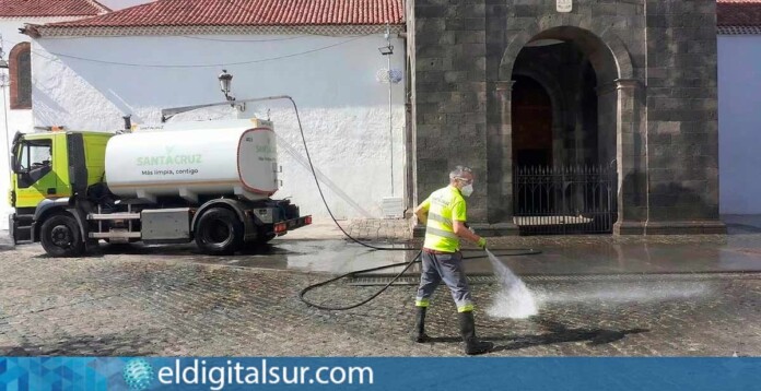 Operarios del servicio de limpieza